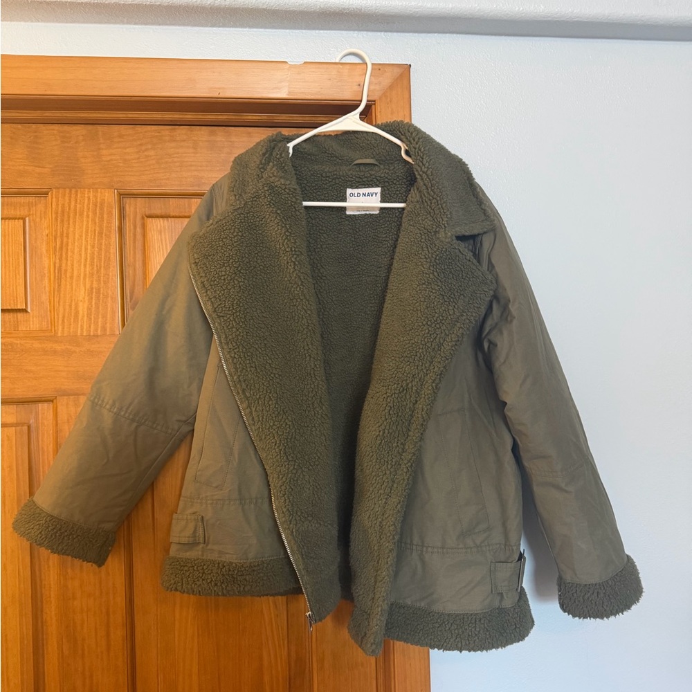 Old Navy Forest Green Water-Resistant Jacket